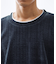 【心地良い、滑らかさ】レイヤード風ケーブル長袖Tシャツ