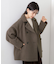 柔らかで大人上品 ジャージメルトンPコート