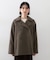 柔らかで大人上品 ジャージメルトンPコート