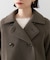 柔らかで大人上品 ジャージメルトンPコート