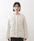 きれいめにもカジュアルにも ノーカラーキルトジャケット