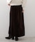 ベロアナロースカート