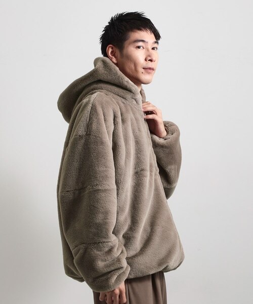 フードフェイクファーブルゾン｜ザショップティーケーの通販｜&mall