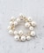 コットンパールブローチ