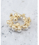 コットンパールブローチ