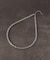 オーバーラップ チェーン ステンレス ネックレス ユニセックス
