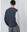 【ちょうどいいカジュアル】パネルブロッキング長袖Tシャツ