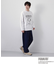 PEANUTS ／ ピーナッツ スヌーピー ヴィンテージ風プリント長袖Tシャツ