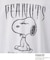 PEANUTS ／ ピーナッツ スヌーピー ヴィンテージ風プリント長袖Tシャツ