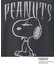 PEANUTS ／ ピーナッツ スヌーピー ヴィンテージ風プリント長袖Tシャツ