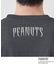 PEANUTS ／ ピーナッツ スヌーピー ヴィンテージ風プリント長袖Tシャツ