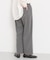 ストライプイージーワイドパンツ