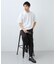 【ジャケットインにおすすめ】ビジネス半袖Tシャツ 洗濯機OK/襟高