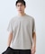 【ジャケットインにおすすめ】ビジネス半袖Tシャツ 洗濯機OK/襟高