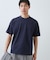 【ジャケットインにおすすめ】ビジネス半袖Tシャツ 洗濯機OK/襟高