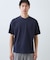 【ジャケットインにおすすめ】ビジネス半袖Tシャツ 洗濯機OK/襟高