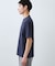 【ジャケットインにおすすめ】ビジネス半袖Tシャツ 洗濯機OK/襟高