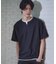 【一枚でコーディネートが完成！】レイヤード風 キーネック 半袖Tシャツ 洗濯機OK