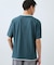 【一枚でコーディネートが完成！】レイヤード風 キーネック 半袖Tシャツ 洗濯機OK