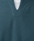 【一枚でコーディネートが完成！】レイヤード風 キーネック 半袖Tシャツ 洗濯機OK