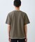 【一枚でコーディネートが完成！】レイヤード風 キーネック 半袖Tシャツ 洗濯機OK
