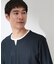 【一枚でコーディネートが完成！】レイヤード風 キーネック 半袖Tシャツ 洗濯機OK