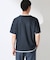【一枚でコーディネートが完成！】レイヤード風 キーネック 半袖Tシャツ 洗濯機OK