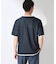 【一枚でコーディネートが完成！】レイヤード風 キーネック 半袖Tシャツ 洗濯機OK