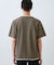 【一枚でコーディネートが完成！】レイヤード風 キーネック 半袖Tシャツ 洗濯機OK