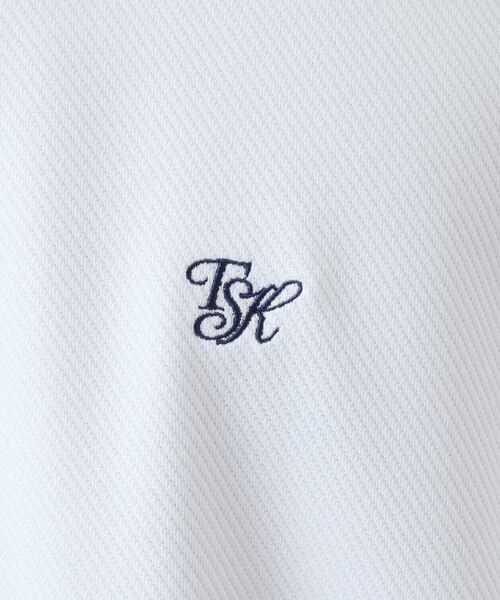 ビジネス兼用 カルゼモックネック長袖Tシャツ 洗濯機OK/毛玉になり