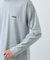 【スタイルを選ばず着られる】ワンポイント 長袖Tシャツ 洗濯機OK/UVカット/毛玉になりにくい