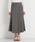 サテンフレアスカート