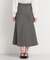 サテンフレアスカート