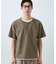 【1枚でちゃんとして見える】ヘンリーネック レイヤード風 半袖Tシャツ 洗濯機OK