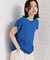 【S-XL/ひんやりタッチ】多機能フレンチスリーブニット 洗濯機OK/UVケア/毛玉になりにくい
