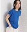 【S-XL/ひんやりタッチ】多機能フレンチスリーブニット 洗濯機OK/UVケア/毛玉になりにくい