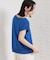 【S-XL/ひんやりタッチ】多機能フレンチスリーブニット 洗濯機OK/UVケア/毛玉になりにくい