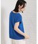 【S-XL/ひんやりタッチ】多機能フレンチスリーブニット 洗濯機OK/UVケア/毛玉になりにくい