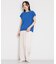 【S-XL/ひんやりタッチ】多機能フレンチスリーブニット 洗濯機OK/UVケア/毛玉になりにくい