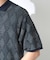 【主張しすぎない配色バランス】アーガイルメッシュポロ半袖Tシャツ 洗濯機OK