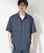LITE TEX ダブルフラップ半袖シャツ 接触冷感/吸水速乾/UVカット/アンチピリング/イージーケア/洗濯機OK/セットアップ可