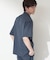 LITE TEX ダブルフラップ半袖シャツ 接触冷感/吸水速乾/UVカット/アンチピリング/イージーケア/洗濯機OK/セットアップ可