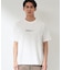 【なめらかでソフトな肌触り】ロゴ コットン半袖Tシャツ 洗濯機OK
