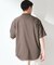 LITE TEX バンドカラー半袖シャツ 接触冷感/吸水速乾/UVカット/アンチピリング/イージーケア/洗濯機OK/セットアップ可