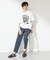 【夏コーデの主役に】グラフィックコットン半袖Tシャツ CAT／LANDSCAPE