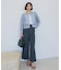 麻調共ベルト付ワイドパンツ