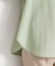 【M-XL/二の腕カバー】ダブルポケット金ボタン 5分袖シャツ