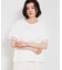【M-XL/ひんやり／吸水速乾／UV】上品な透け感 袖口シアーTシャツ