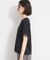 【M-XL/ひんやり／吸水速乾／UV】上品な透け感 袖口シアーTシャツ