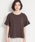 【ひんやり／吸水速乾／UV】軽やかに揺れる シアーフレアスリーブTシャツ